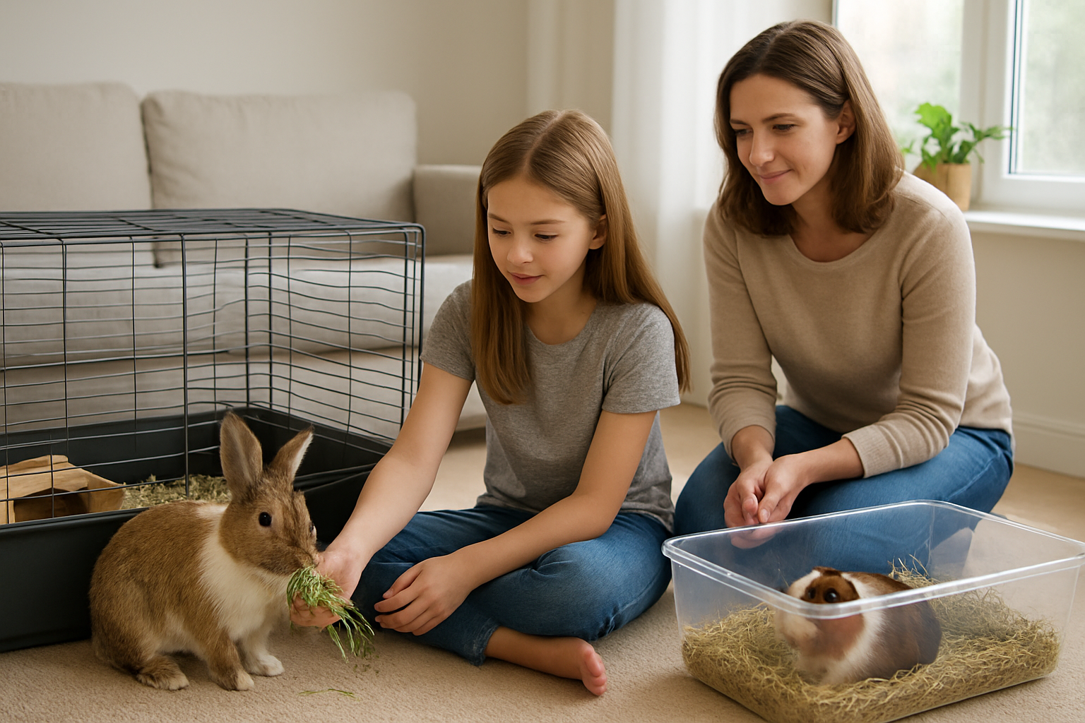 Rabbit vs Guinea Pig: Which Small Pet Is Better for Children?